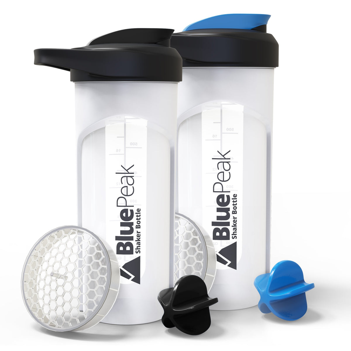 US 2-4 Pack Shaker Bottles for Protein Mixes 28 oz Shaker Bottle Cup w/ Loop Top